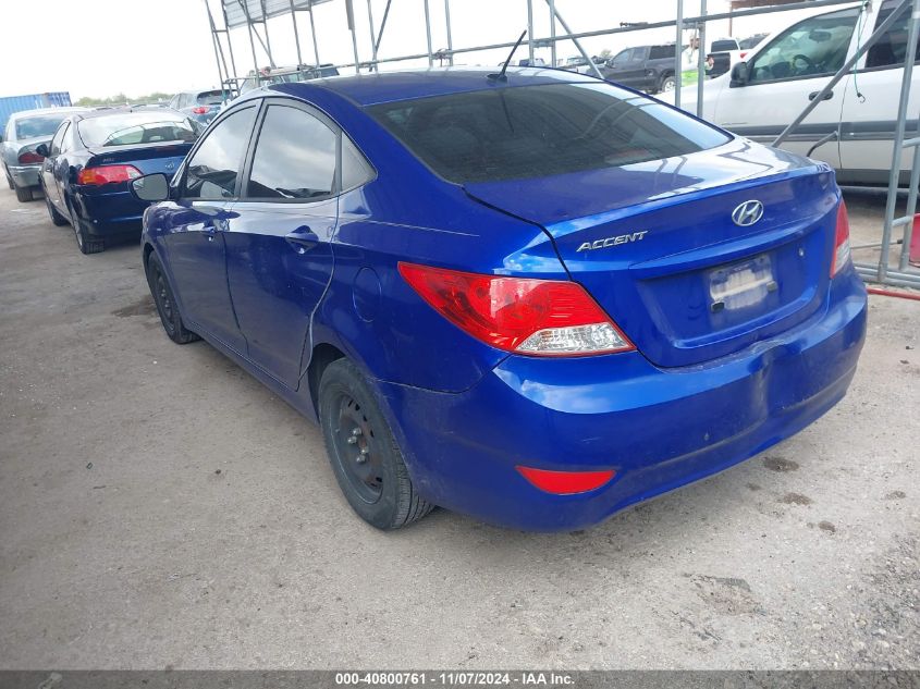 VIN KMHCT4AE2EU698614 2014 HYUNDAI ACCENT no.3