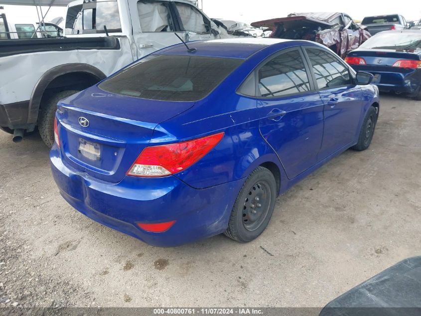 VIN KMHCT4AE2EU698614 2014 HYUNDAI ACCENT no.4