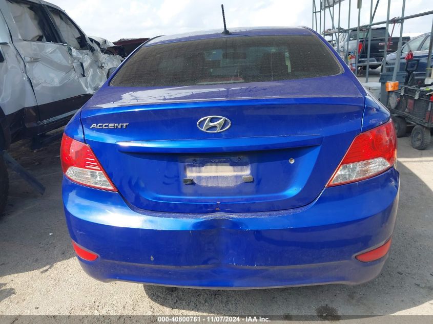 2014 Hyundai Accent Gls VIN: KMHCT4AE2EU698614 Lot: 40800761