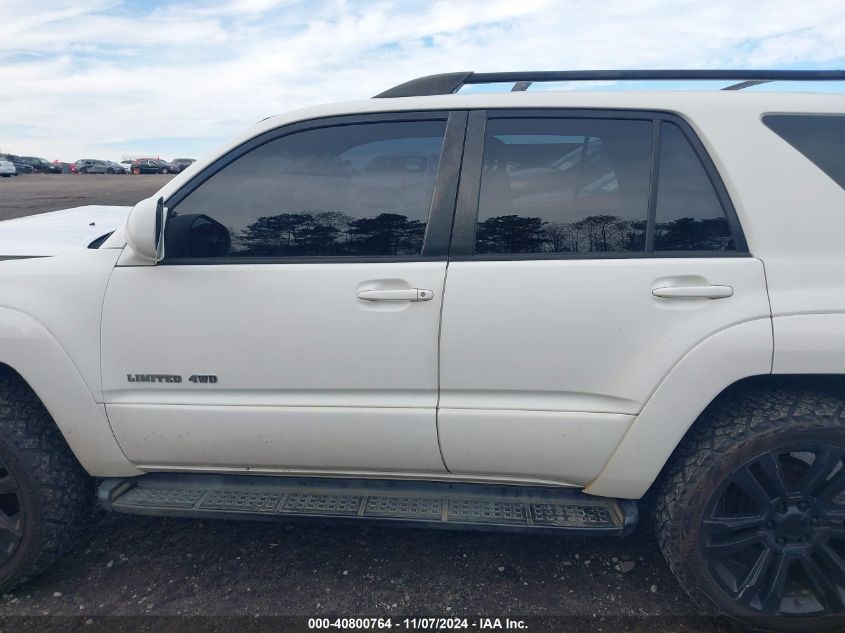 2005 Toyota 4Runner Limited V8 VIN: JTEBT17R858026442 Lot: 40800764