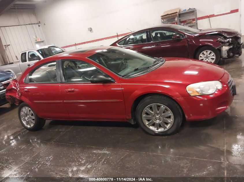 2004 Chrysler Sebring Limited VIN: 1C3EL66R24N228648 Lot: 40800778