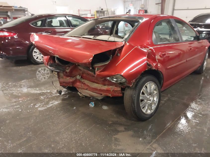 2004 Chrysler Sebring Limited VIN: 1C3EL66R24N228648 Lot: 40800778