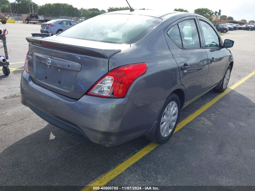 2019 Nissan Versa 1.6 S+ VIN: 3N1CN7AP1KL817747 Lot: 40800785