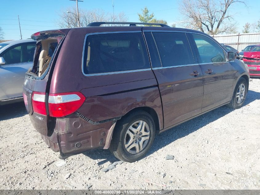 2007 Honda Odyssey Ex-L VIN: 5FNRL38657B460033 Lot: 40800798