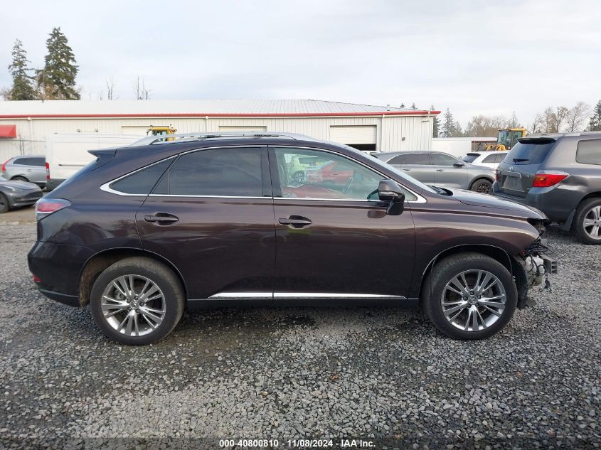 2013 Lexus Rx 350 VIN: 2T2BK1BA7DC205157 Lot: 40800810