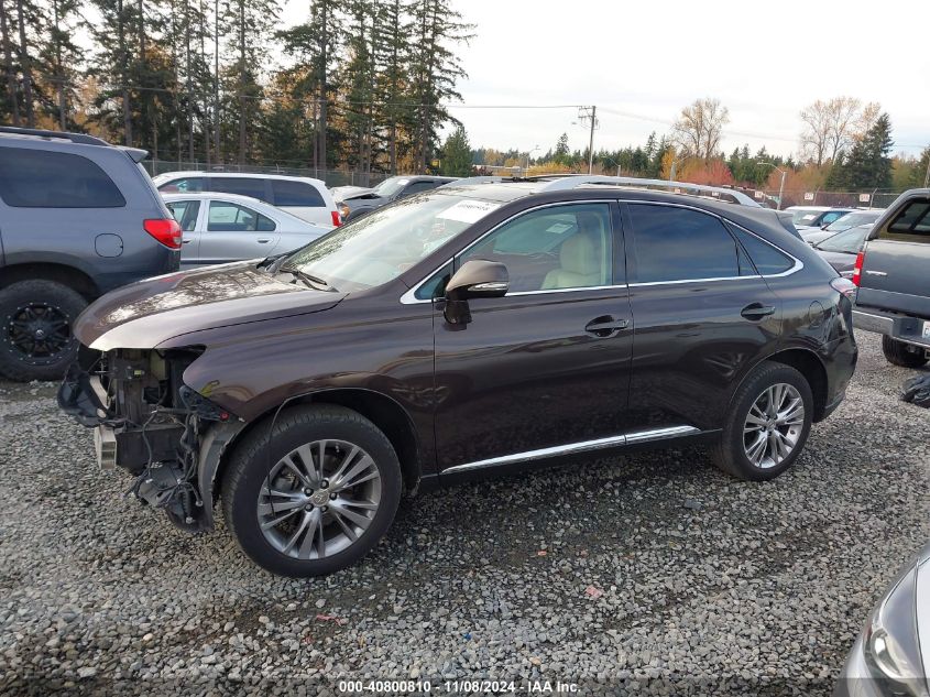 2013 Lexus Rx 350 VIN: 2T2BK1BA7DC205157 Lot: 40800810