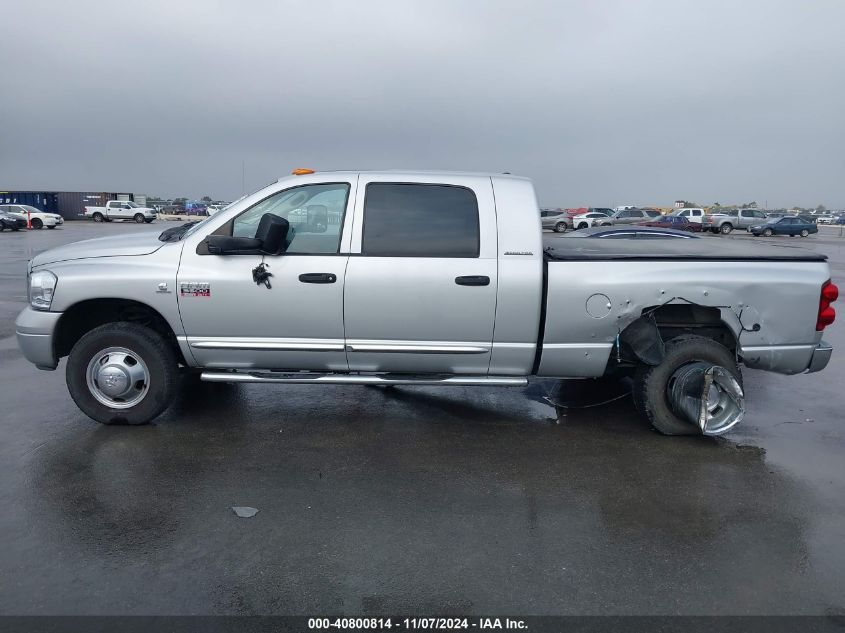 2007 Dodge Ram 3500 Laramie VIN: 3D7MX49A57G794389 Lot: 40800814