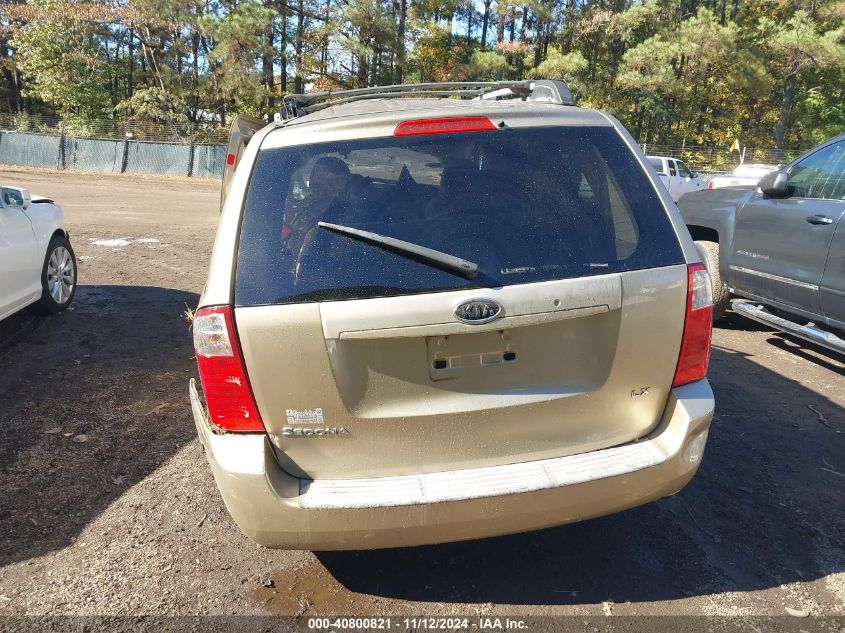 2006 Kia Sedona Ex/Lx VIN: KNDMB233166087250 Lot: 40800821