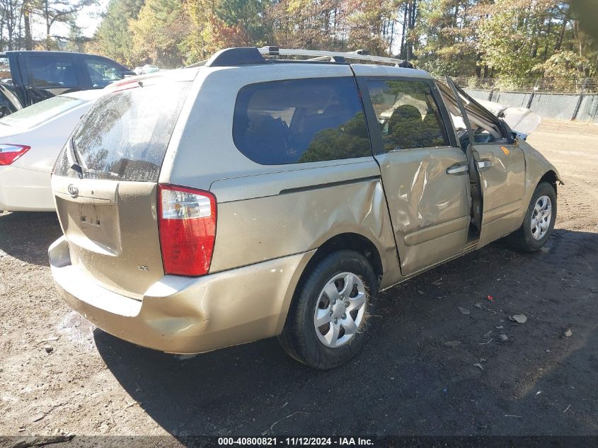 2006 Kia Sedona Ex/Lx VIN: KNDMB233166087250 Lot: 40800821