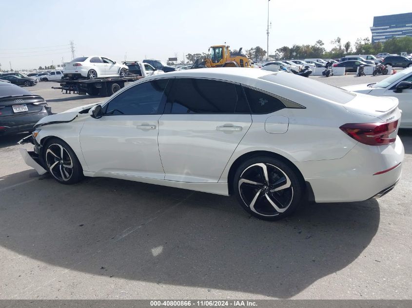 2020 Honda Accord Sport VIN: 1HGCV1F34LA086614 Lot: 40800866