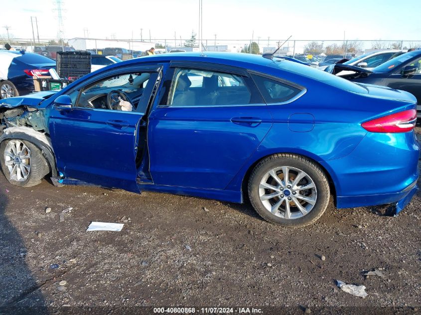 2017 Ford Fusion Se VIN: 3FA6P0H71HR220059 Lot: 40800868