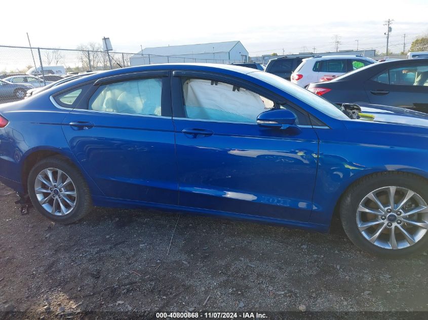 2017 Ford Fusion Se VIN: 3FA6P0H71HR220059 Lot: 40800868