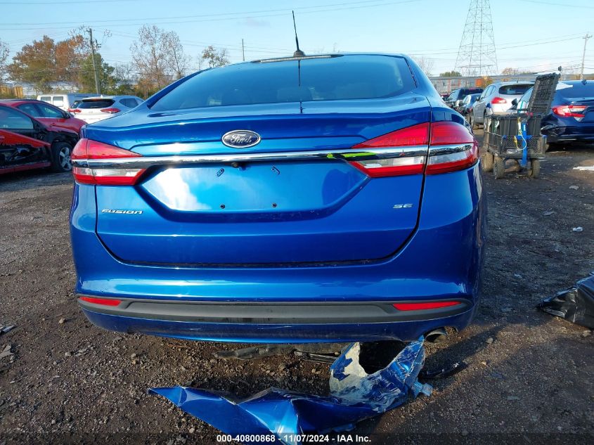 2017 Ford Fusion Se VIN: 3FA6P0H71HR220059 Lot: 40800868