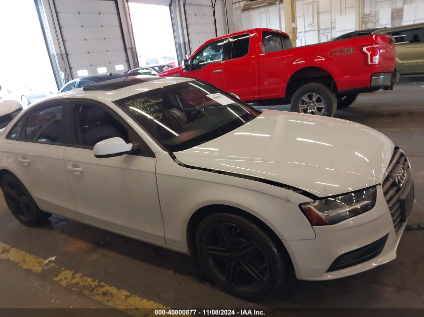 2014 Audi A4 2.0T Premium VIN: WAUBFAFLXEN005132 Lot: 40800877