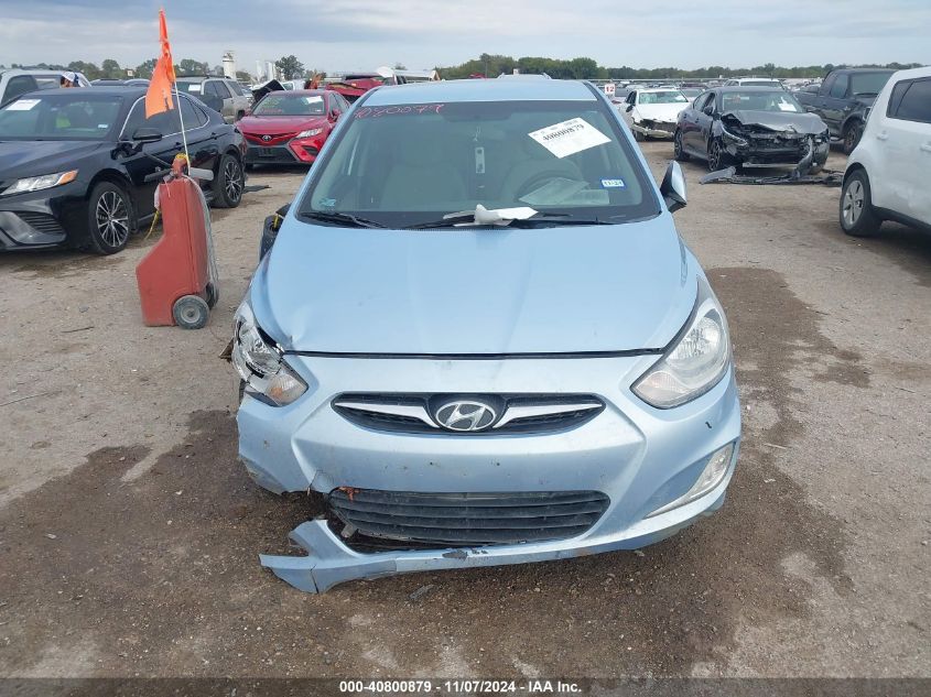 2012 Hyundai Accent Se VIN: KMHCU5AE5CU057666 Lot: 40800879