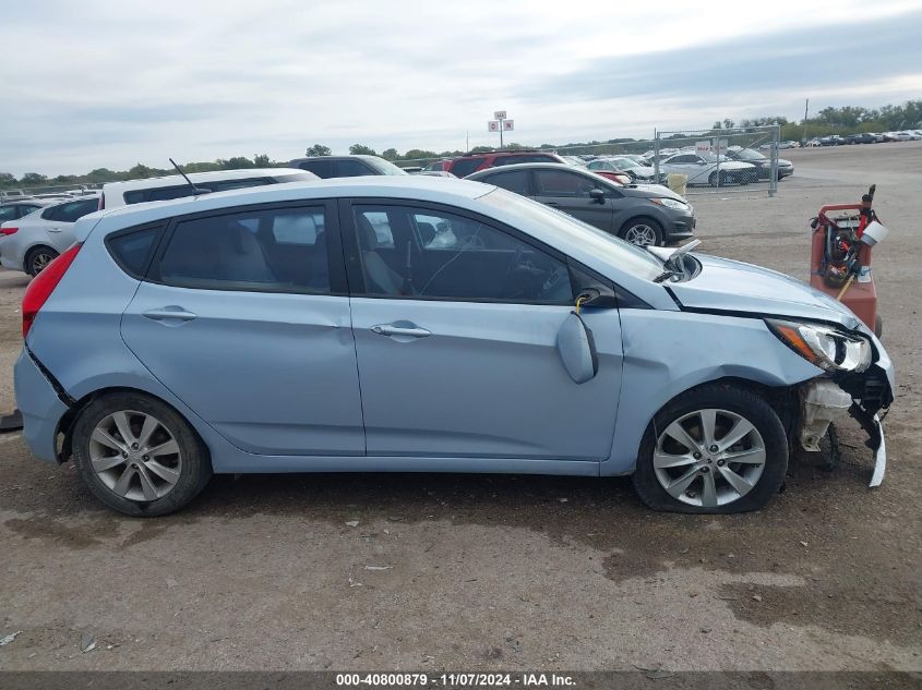 2012 Hyundai Accent Se VIN: KMHCU5AE5CU057666 Lot: 40800879