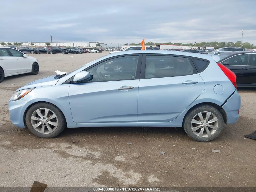 2012 Hyundai Accent Se VIN: KMHCU5AE5CU057666 Lot: 40800879