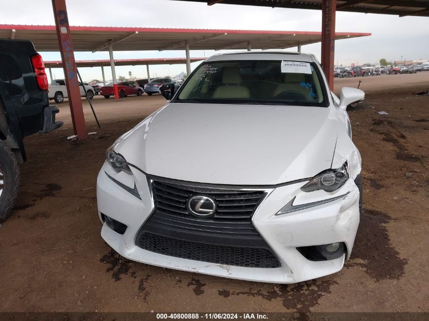 2014 Lexus Is 350 VIN: JTHBE1D21E5000738 Lot: 40800888