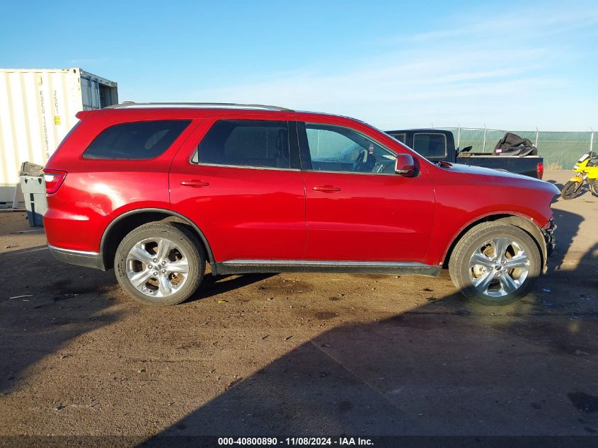 2014 Dodge Durango Limited VIN: 1C4RDJDG3EC468609 Lot: 40800890