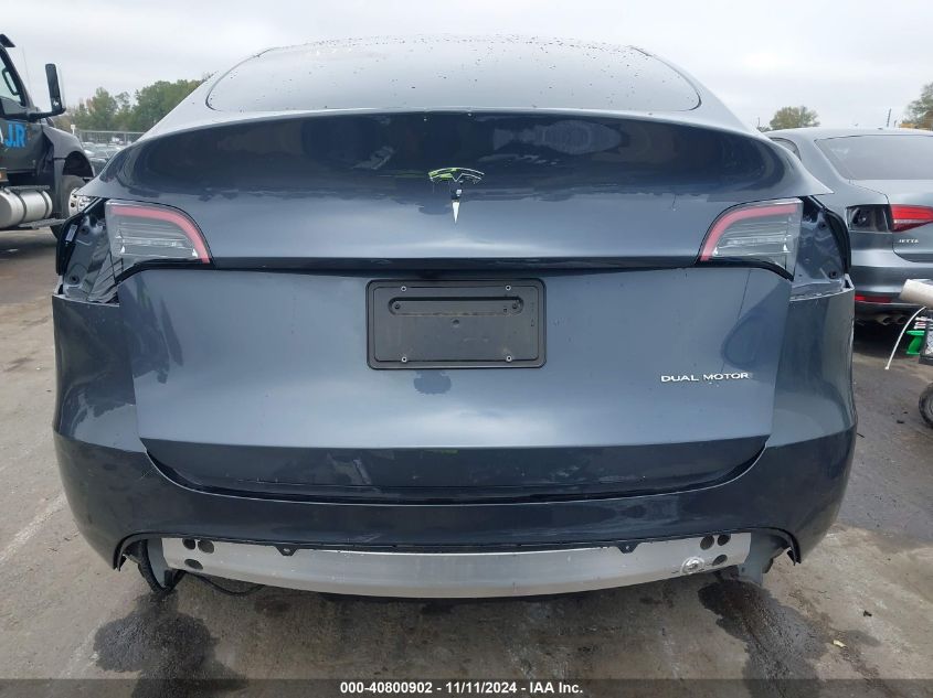 2023 Tesla Model Y Awd/Long Range Dual Motor All-Wheel Drive VIN: 7SAYGDEE0PA198374 Lot: 40800902