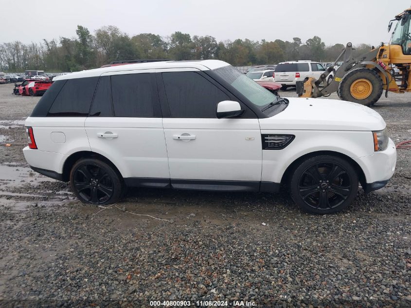 2013 Land Rover Range Rover Sport Hse VIN: SALSK2D44DA776913 Lot: 40800903