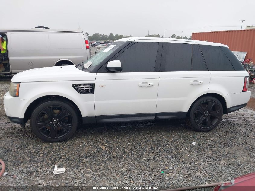 2013 Land Rover Range Rover Sport Hse VIN: SALSK2D44DA776913 Lot: 40800903