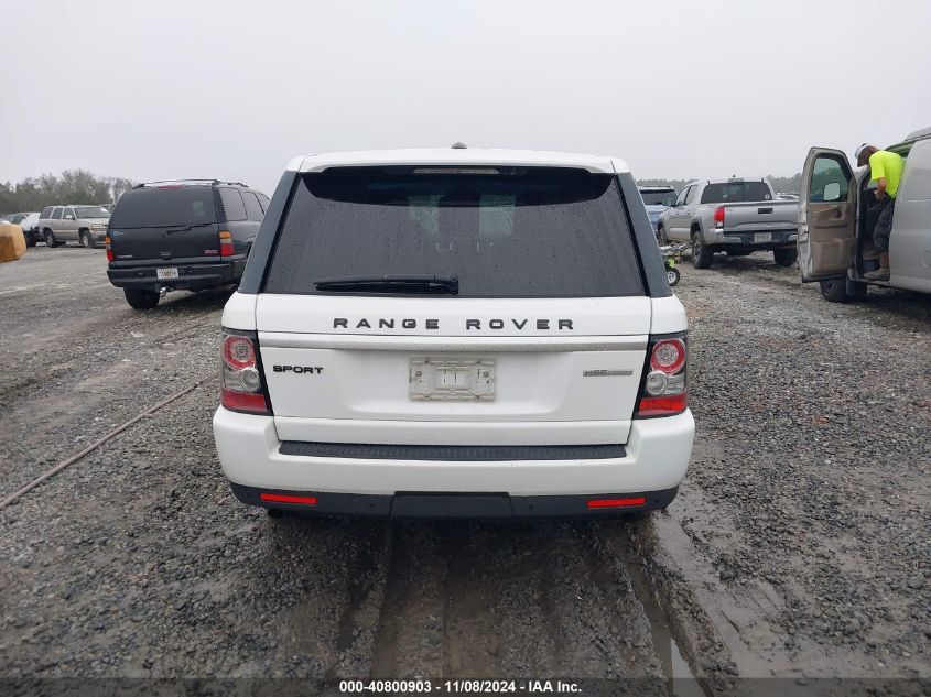 2013 Land Rover Range Rover Sport Hse VIN: SALSK2D44DA776913 Lot: 40800903