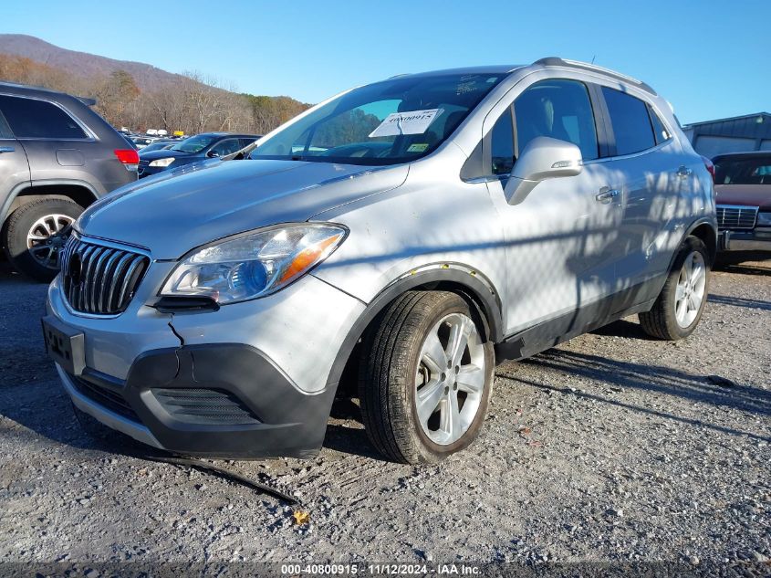 2015 Buick Encore VIN: KL4CJASB6FB165881 Lot: 40800915