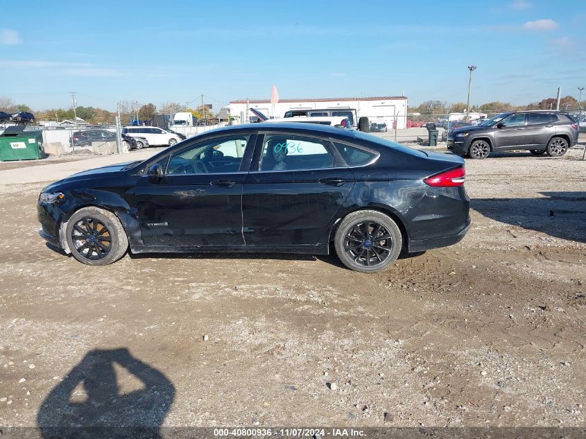 2017 Ford Fusion Hybrid Se VIN: 3FA6P0LU6HR314967 Lot: 40800936