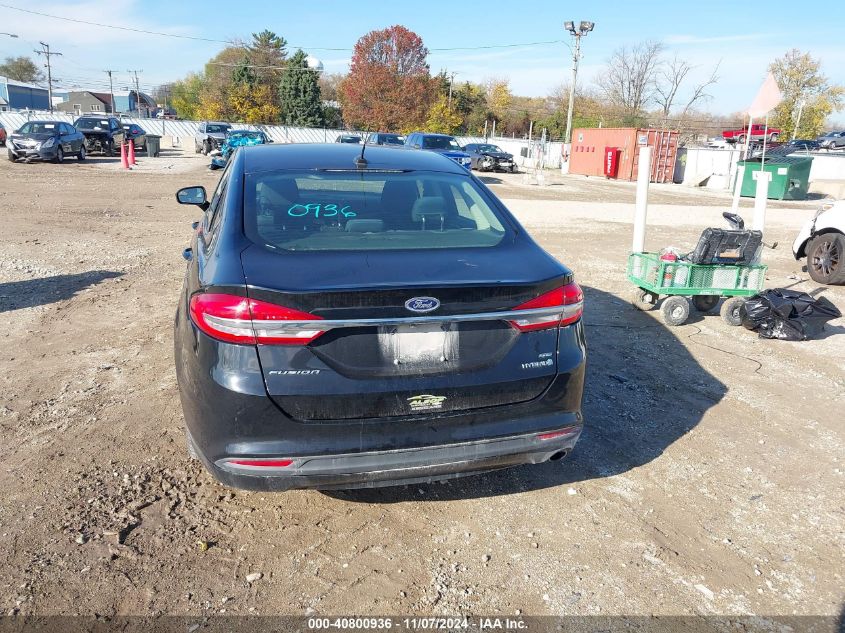 2017 Ford Fusion Hybrid Se VIN: 3FA6P0LU6HR314967 Lot: 40800936