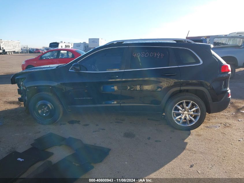 2018 Jeep Cherokee Limited 4X4 VIN: 1C4PJMDB2JD529314 Lot: 40800943