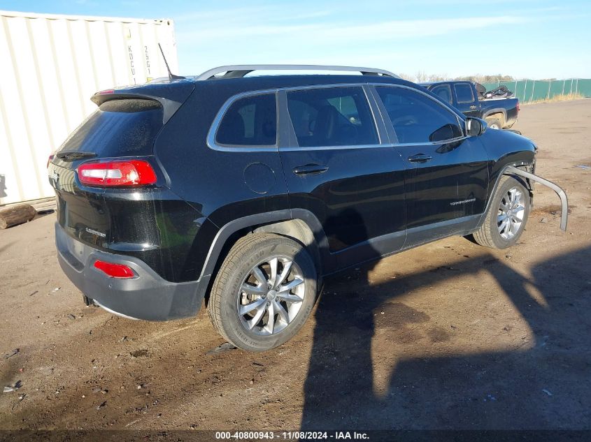 2018 Jeep Cherokee Limited 4X4 VIN: 1C4PJMDB2JD529314 Lot: 40800943