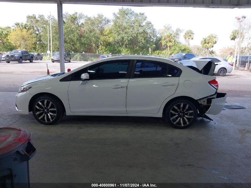 2014 Honda Civic Ex-L VIN: 19XFB2F91EE073589 Lot: 40800961