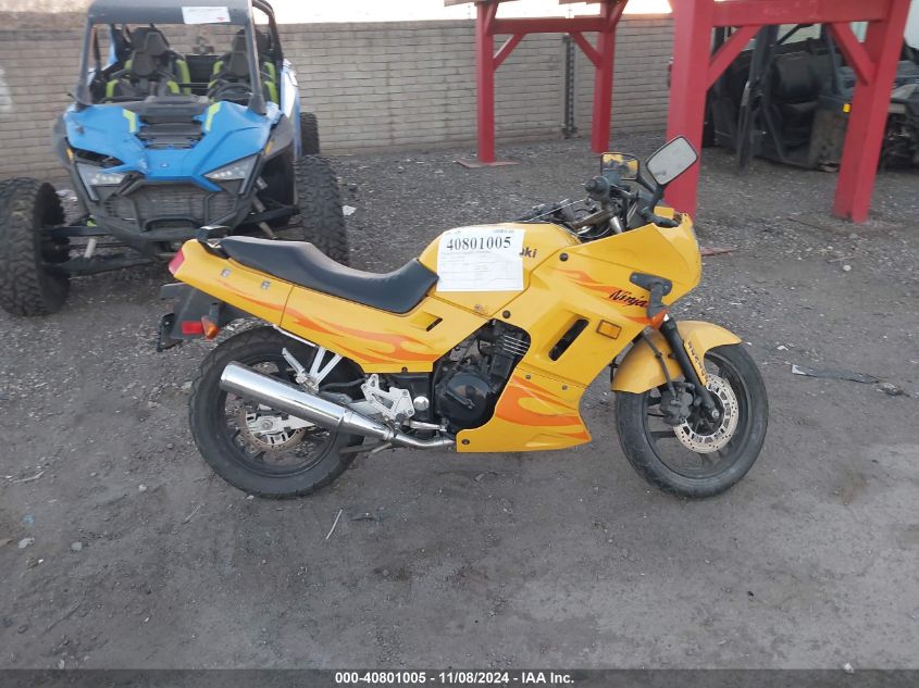 2006 Kawasaki Ex250 F VIN: JKAEXMF136DA21187 Lot: 40801005