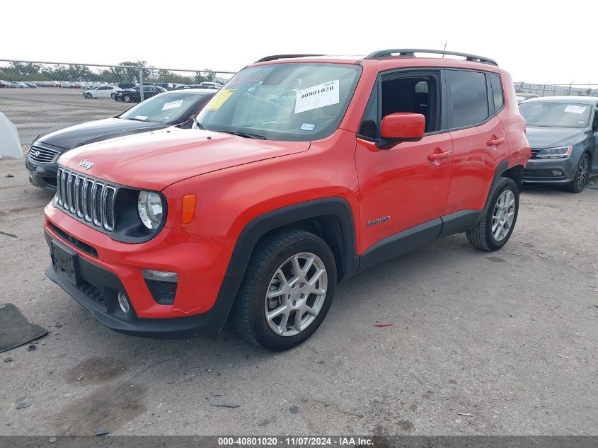 VIN ZACNJABB1LPL73874 2020 Jeep Renegade, Latitude Fwd no.2