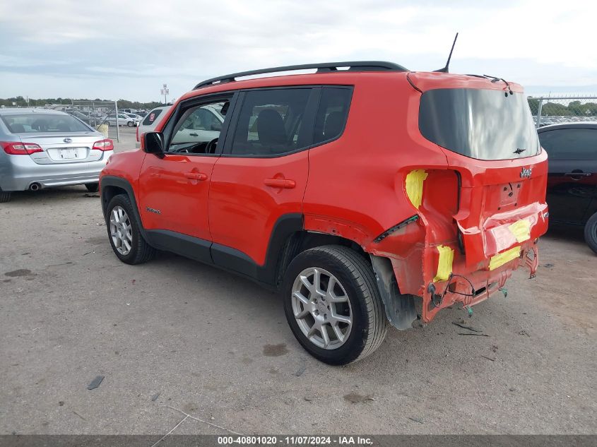 VIN ZACNJABB1LPL73874 2020 Jeep Renegade, Latitude Fwd no.3