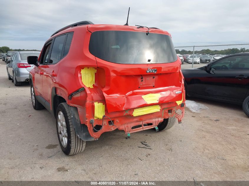 2020 Jeep Renegade Latitude Fwd VIN: ZACNJABB1LPL73874 Lot: 40801020