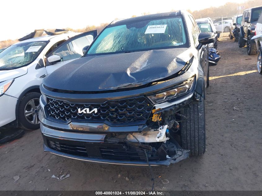 2022 Kia Sorento Sx VIN: 5XYRKDLFXNG099145 Lot: 40801024