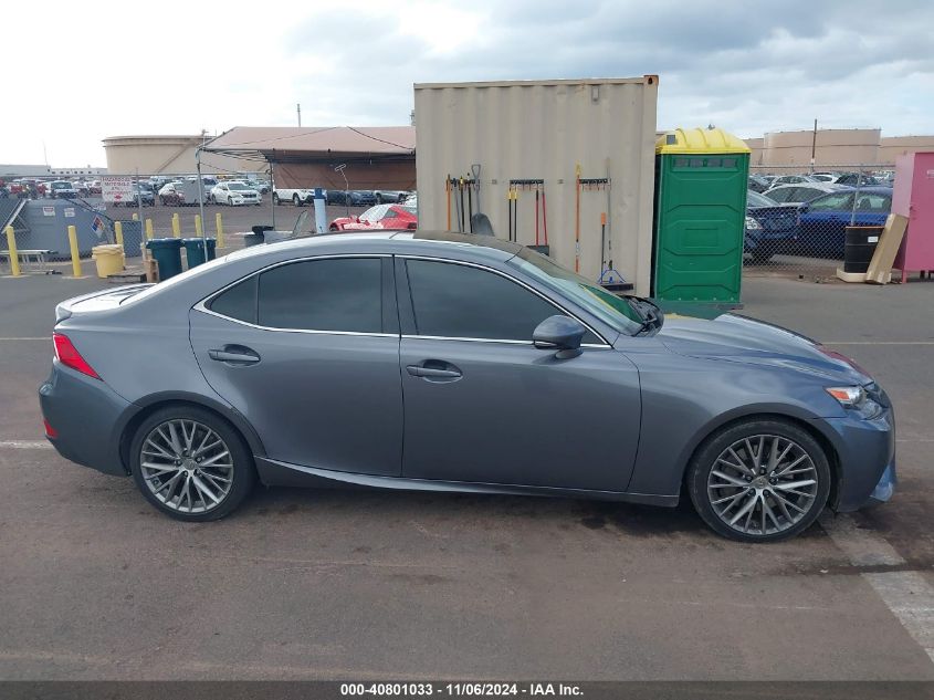 2016 Lexus Is 200T VIN: JTHBA1D24G5023249 Lot: 40801033