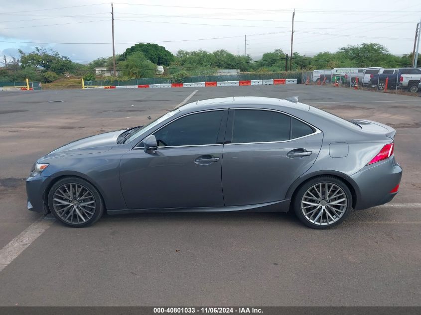 2016 Lexus Is 200T VIN: JTHBA1D24G5023249 Lot: 40801033