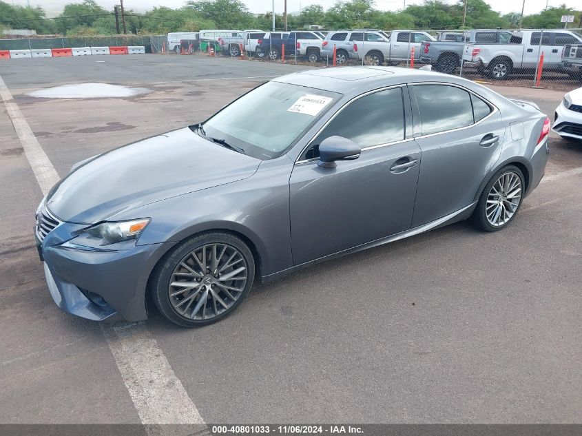 2016 Lexus Is 200T VIN: JTHBA1D24G5023249 Lot: 40801033