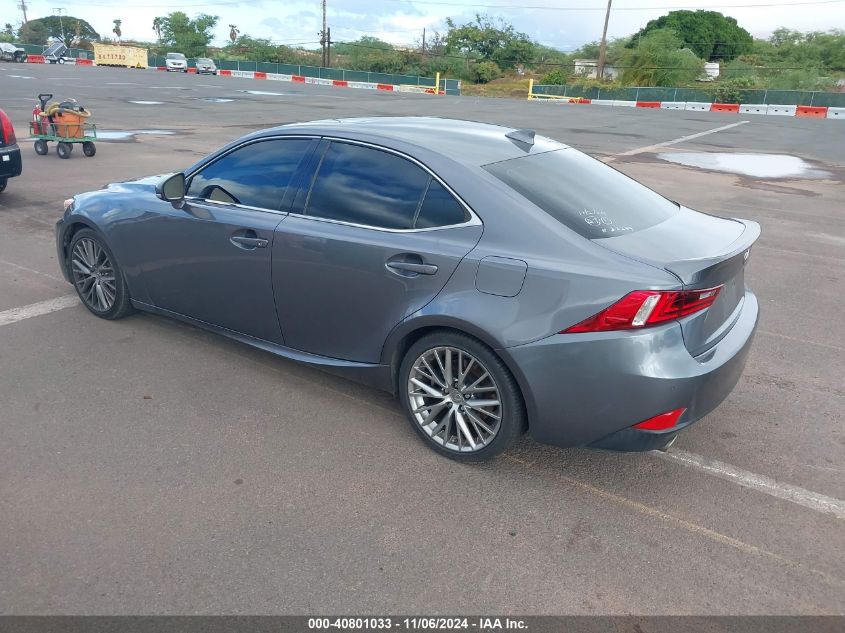 2016 Lexus Is 200T VIN: JTHBA1D24G5023249 Lot: 40801033