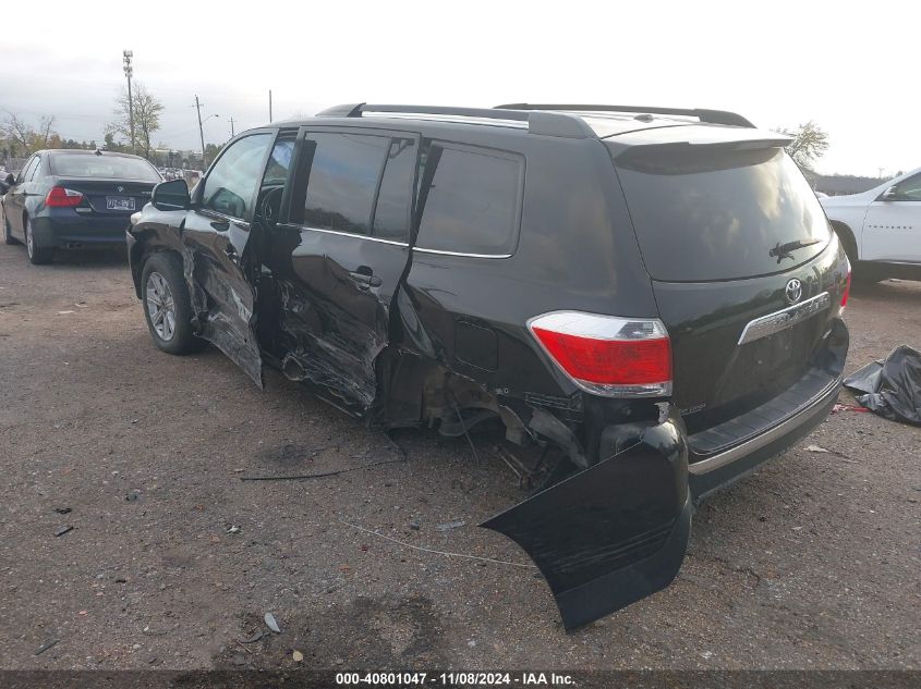 2013 TOYOTA HIGHLANDER PLUS/SE - 5TDBK3EH3DX252721