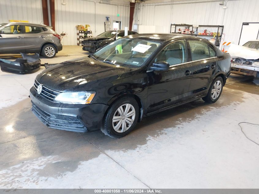 2017 Volkswagen Jetta 1.4T S VIN: 3VW167AJ5HM329706 Lot: 40801058