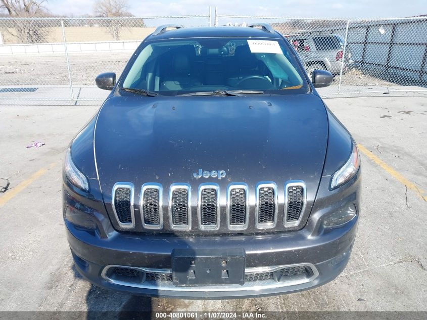 2016 Jeep Cherokee Limited VIN: 1C4PJMDS4GW180525 Lot: 40801061