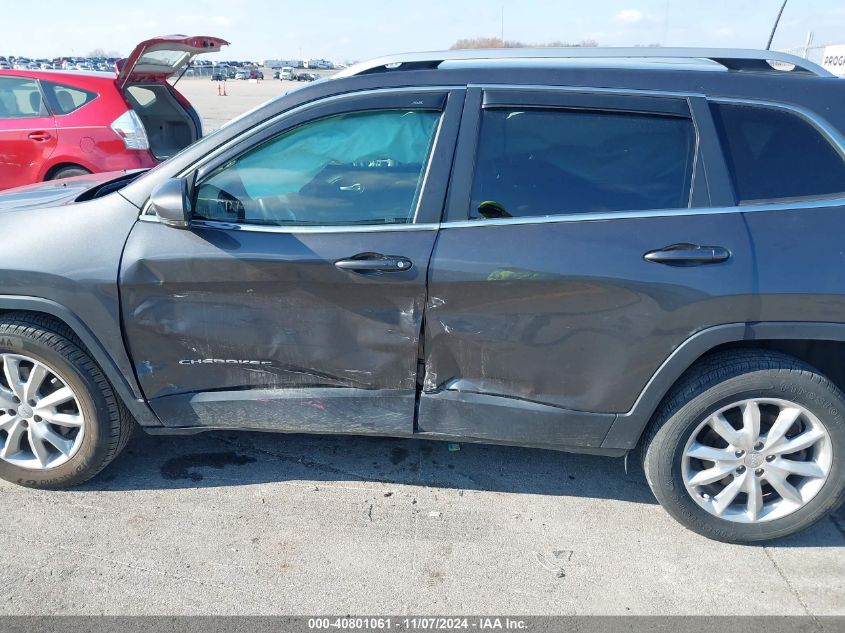 2016 Jeep Cherokee Limited VIN: 1C4PJMDS4GW180525 Lot: 40801061