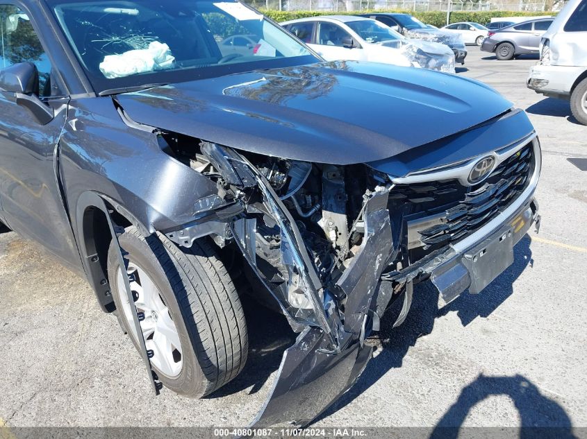 2021 Toyota Highlander L VIN: 5TDCZRAH8MS533700 Lot: 40801087