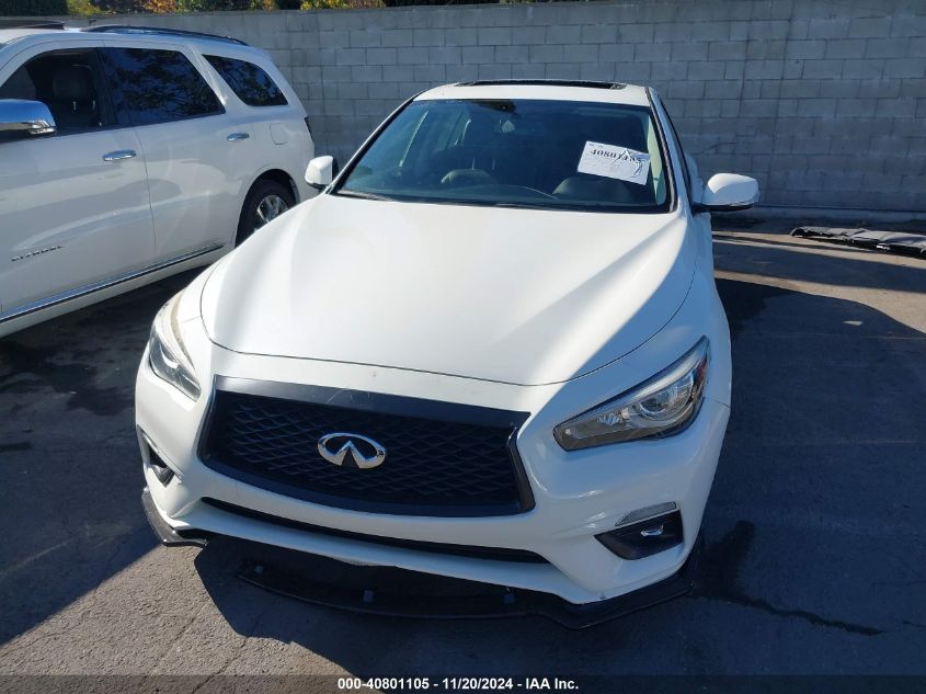 2018 Infiniti Q50 3.0T Luxe VIN: JN1EV7AP5JM360213 Lot: 40801105