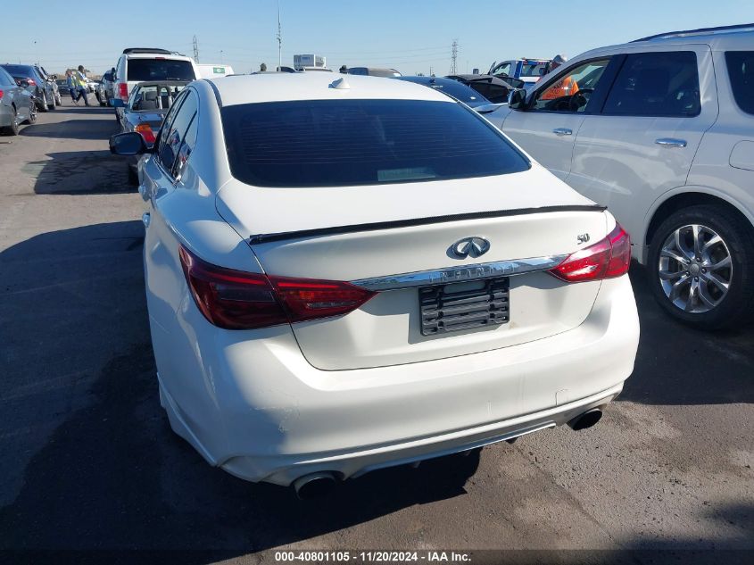 2018 Infiniti Q50 3.0T Luxe VIN: JN1EV7AP5JM360213 Lot: 40801105