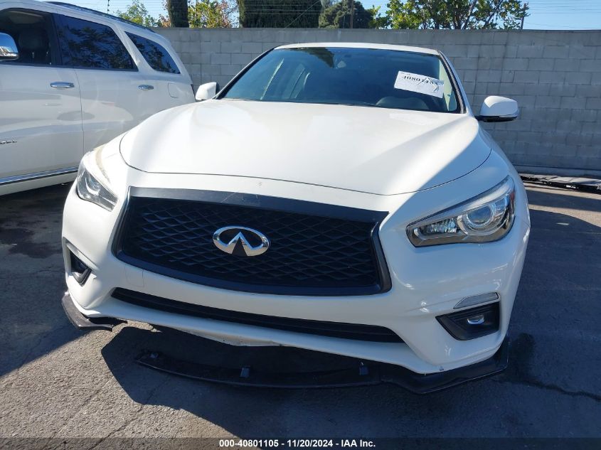 2018 Infiniti Q50 3.0T Luxe VIN: JN1EV7AP5JM360213 Lot: 40801105